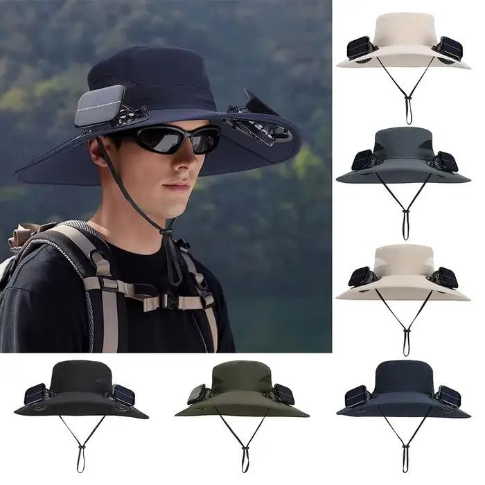 Chapeau solaire anti-UV créatif avec ventilateur ​ ​ Rechargeable ​ ​