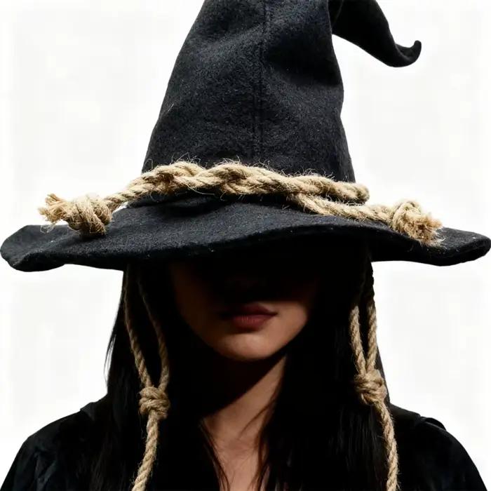 Chapeau de sorcière épouvantail léger