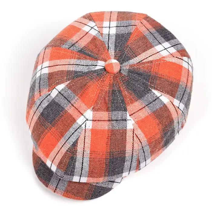 Casquettes Newsboy à Rayures Quatre Saisons pour Femme