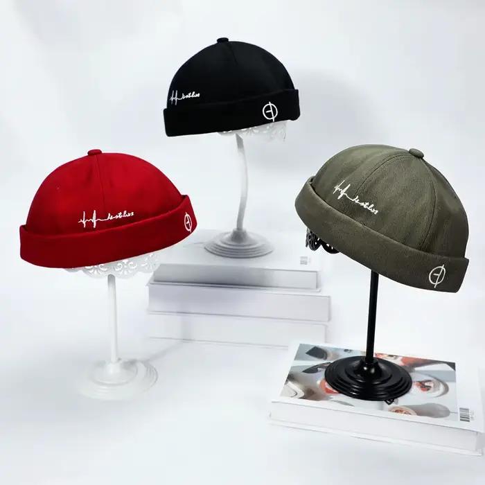 Casquette Docker Vintage en Coton Style Hip Hop Streetwear pour Hommes et Femmes Occasions Décontractées Saisons Printemps Automne