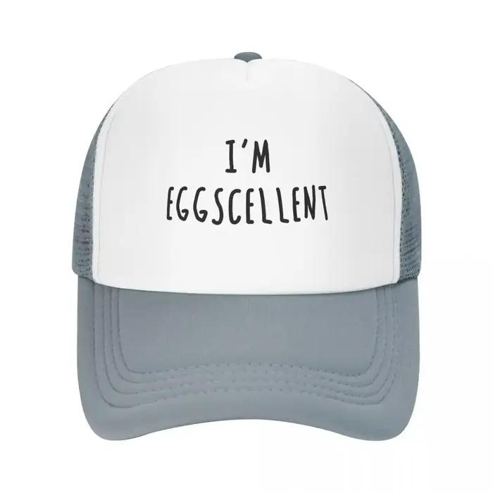 Casquette de Baseball I'm Eggscellent Design pour Homme et Femme