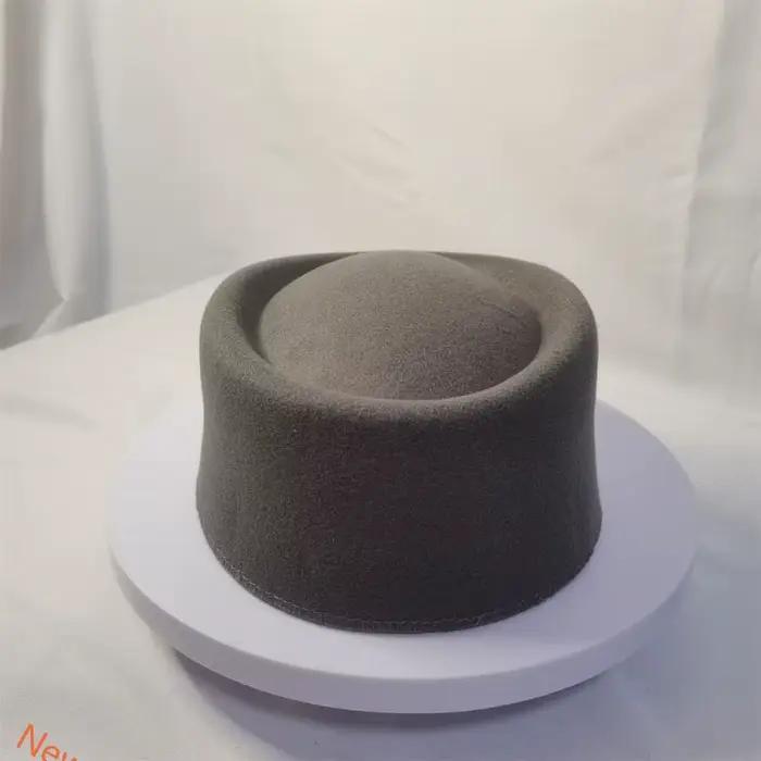 Western Top Pildbox Pillbox Hat Fedoras Hat Cadeau pour Fascinator Hat Base