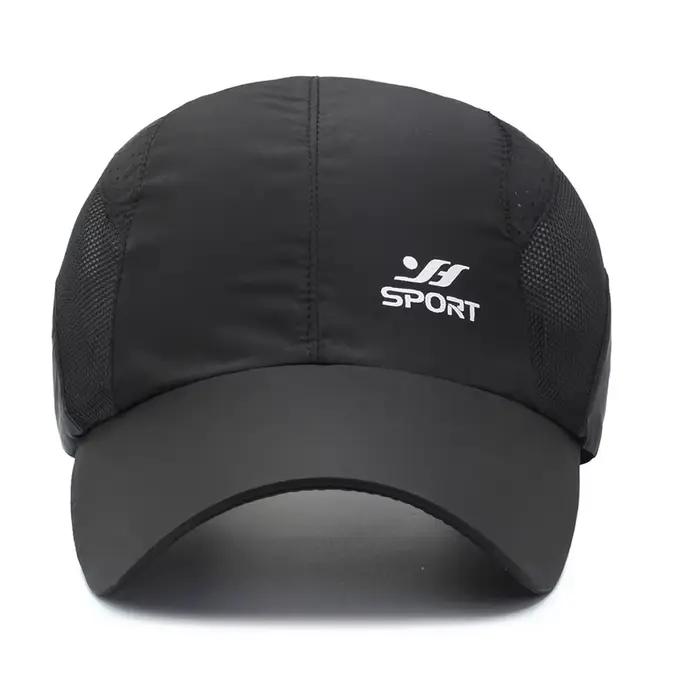 Casquette de baseball de course de protection UV pour femmes hommes chapeaux à séchage rapide sangle supérieure souple