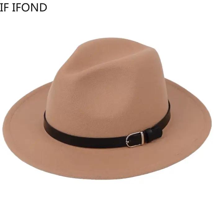Chapeau Fedora britannique classique pour hommes et femmes