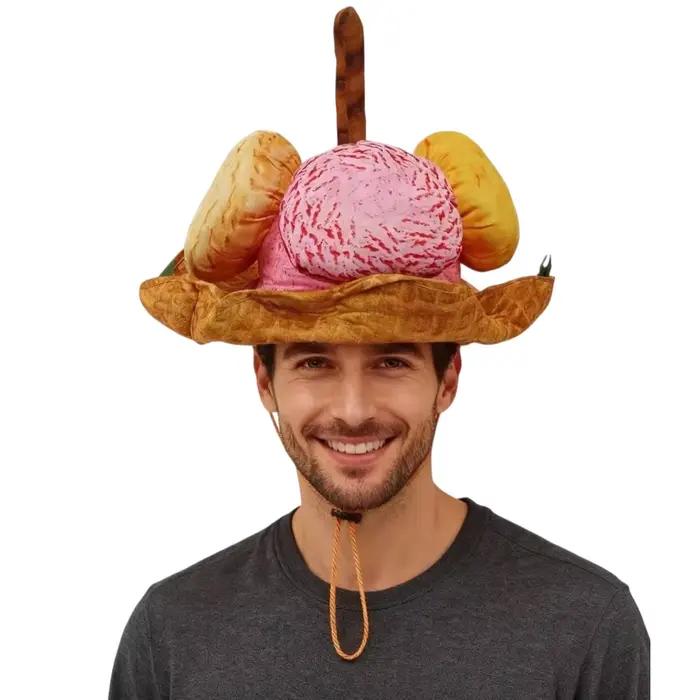 Chapeaux amusants sur le thème de la nourriture : Hot-dog