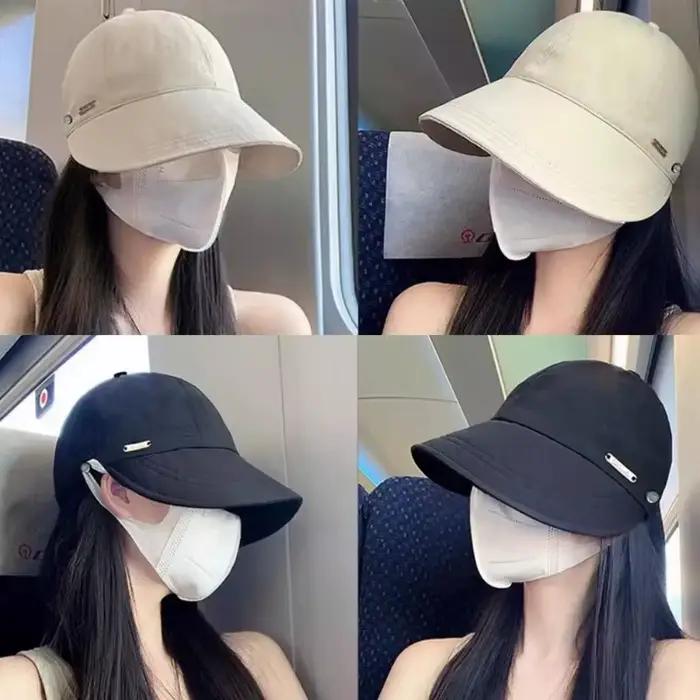 Casquette de baseball à large bord pour femmes