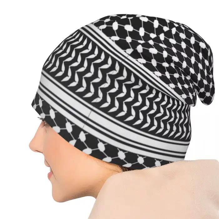Keffiyeh-Bonnets palestins élastiques pour hommes et femmes