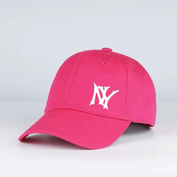 Casquette de baseball à visière souple avec imprimé lettres NY – Chapeau de soleil élégant avec sangle réglable