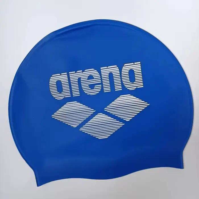 ARENA Bonnet de bain en silicone imperméable à la mode entraînement professionnel unisexe compétition