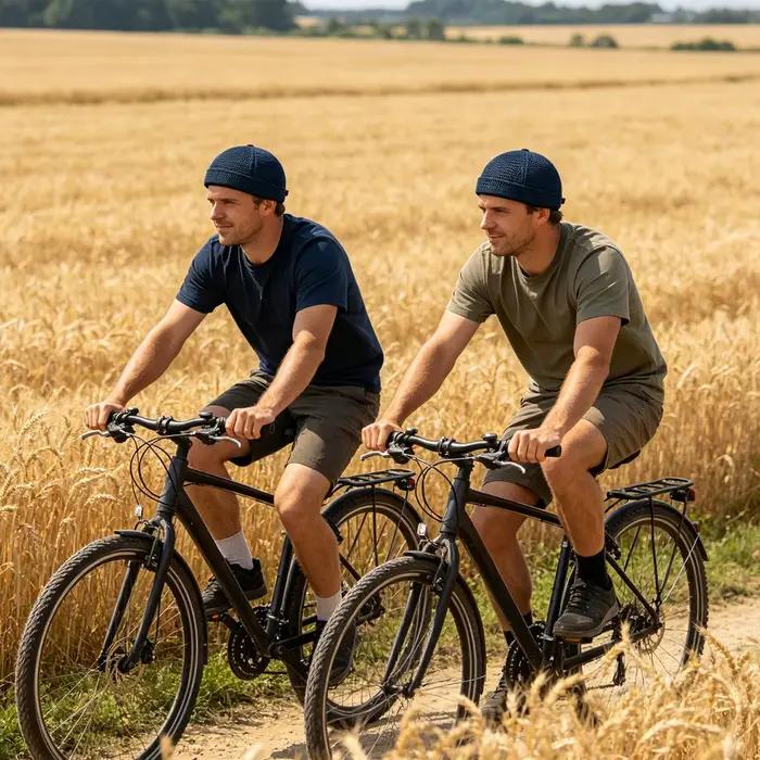 Chapeau sans bord en maille respirante