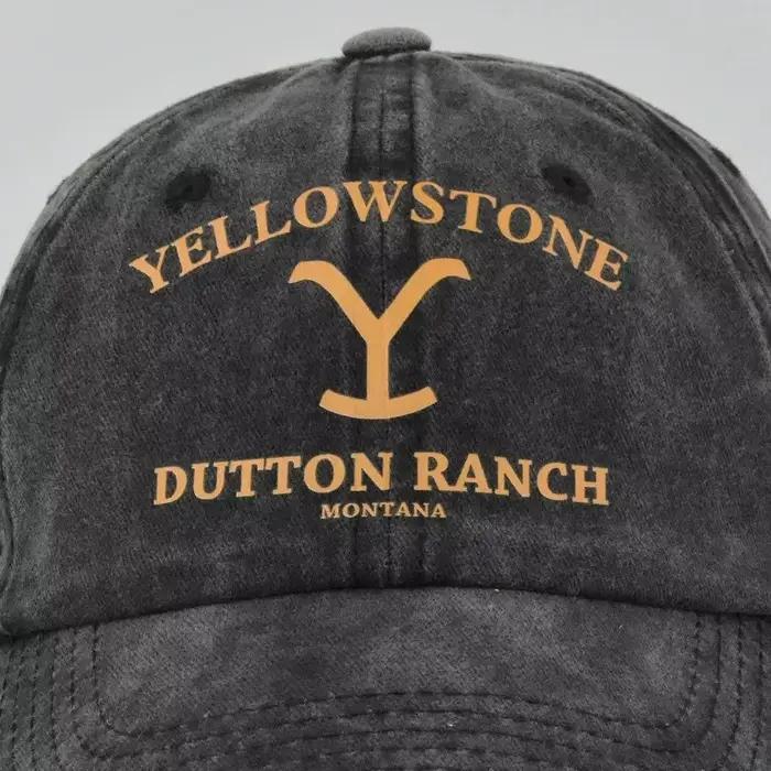 Yellowstone-Casquette de baseball Dutton Ranch pour homme et femme