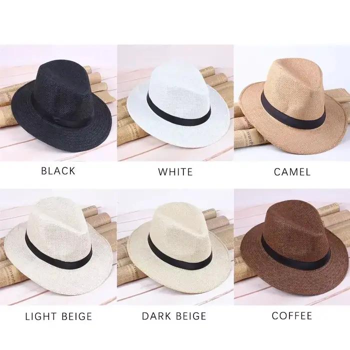 Chapeau de paille Panama pour homme