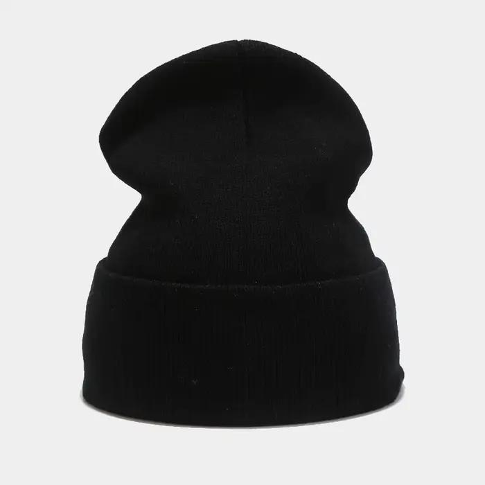 2022 nouveaux chapeaux d'hiver pour femmes hommes bonnets tricotés solide Cool chapeau filles automne femme Bonnet chaud