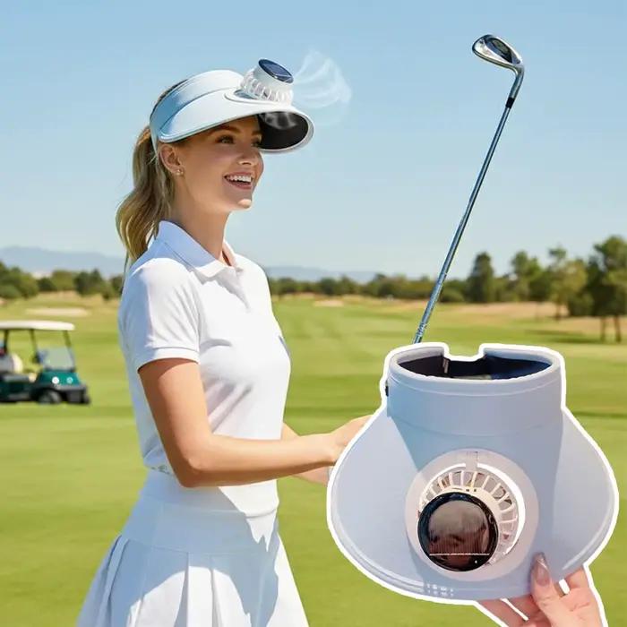 Casquette de soleil d'extérieur avec ventilateur intégré