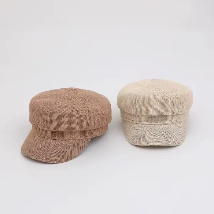 Béret en lin élégant pour femme