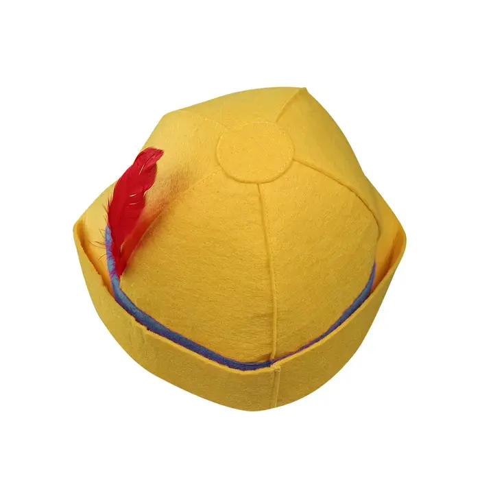 Chapeau Cchio en laine géométrique pour enfants, Halloween, Carnaval, déguisement fantaisie, accessoire cosplay, utilisation spéciale
