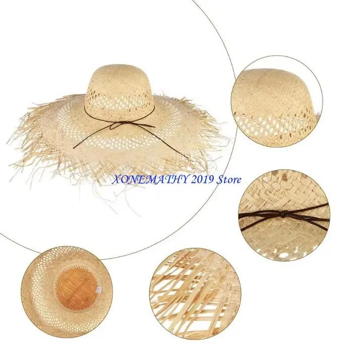 Chapeau paille tissé F42F