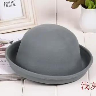 Chapeau Fedora à dessus plat pour enfants et adultes