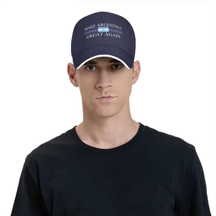 Faire l'Argentine encore une fois géniale chapeau hommes casquettes de Baseball