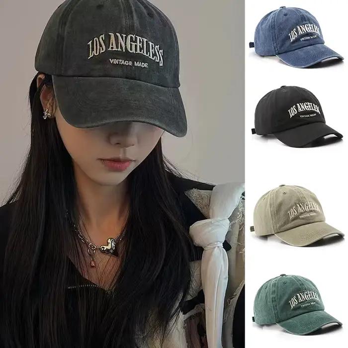 Casquette de Baseball en coton pour hommes et femmes Mode Broderie Chapeau