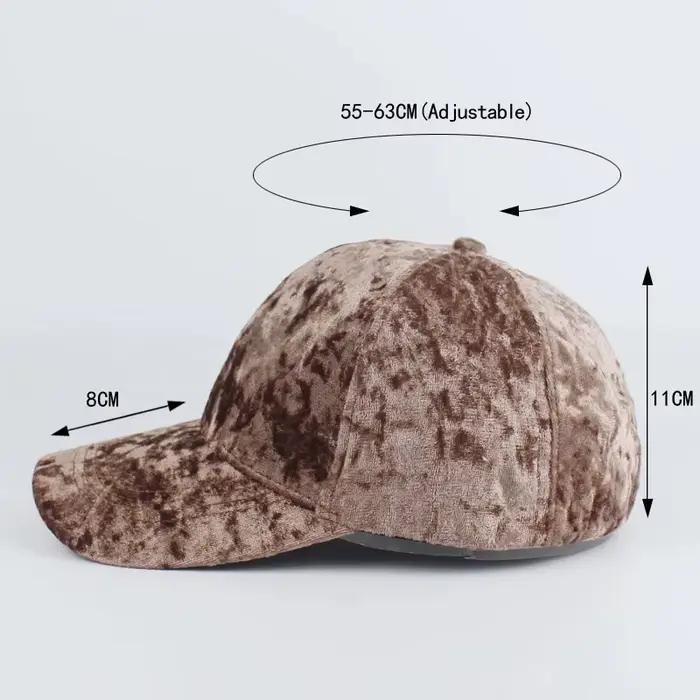 Casquette de Baseball en Daim pour Homme et Femme