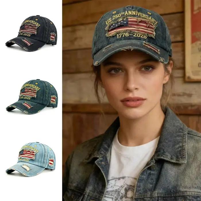 Casquette de baseball en sergé pour le 250e anniversaire