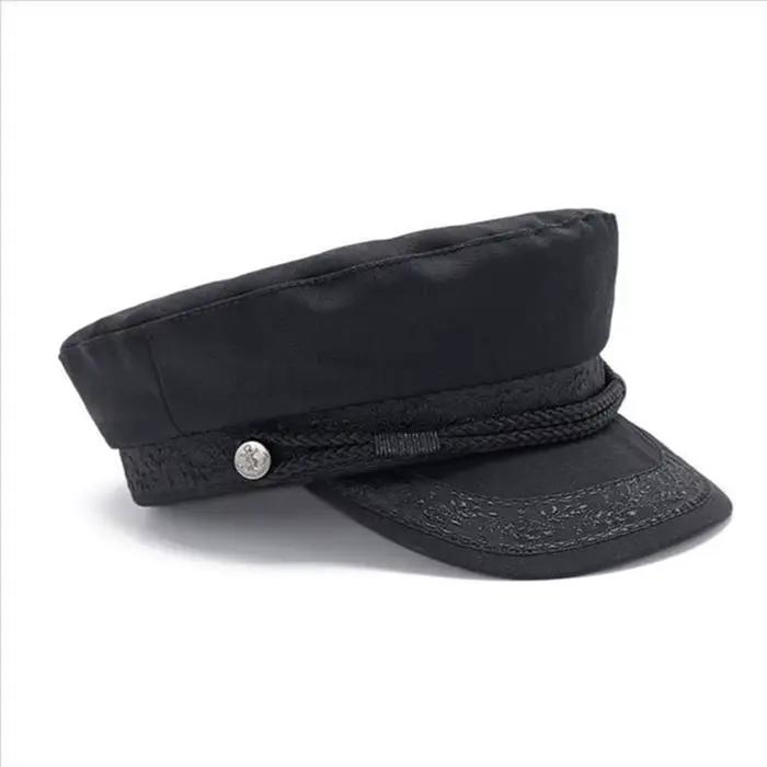 Casquette marine unisexe en coton tricoté protection solaire pour homme et femme occasions extérieures sportives randonnées voyages