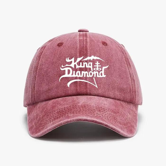 Casquette de baseball imprimée King Diamond