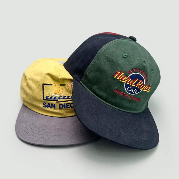 Chapeau de baseball brodé de lettres colorées rétro unisexe mode hip hop pour homme occasions décontractées toutes saisons