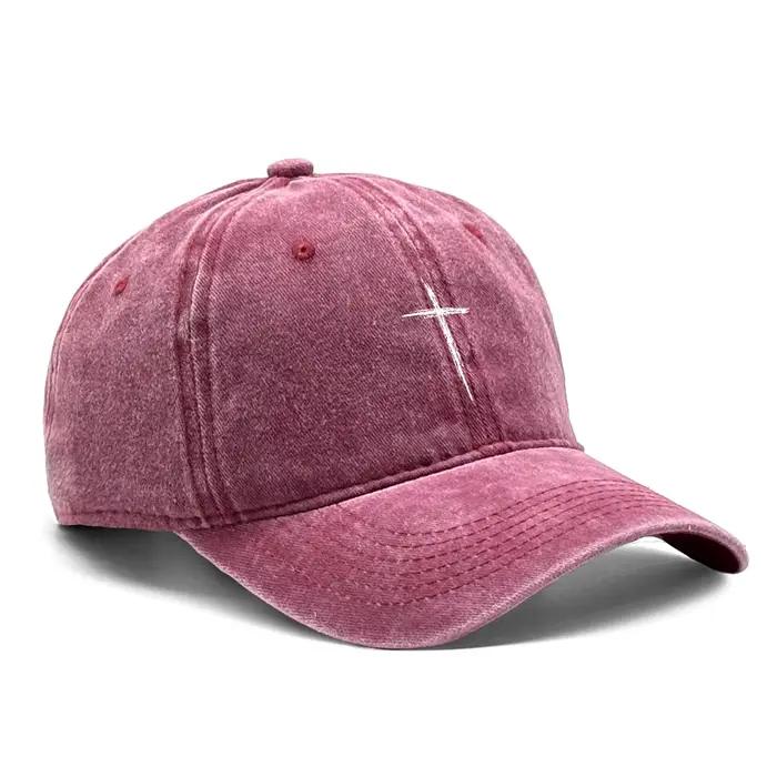 Casquette de Baseball croix blanche