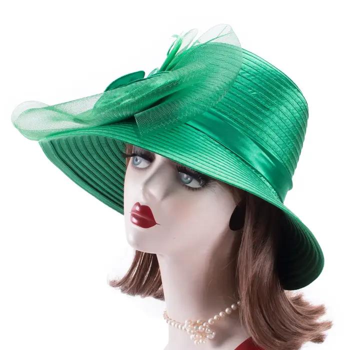 Lawliet-Chapeaux d'été à large bord pour femmes