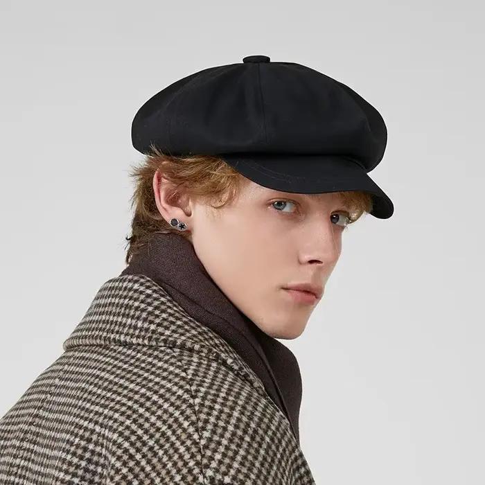 Chapeau octogonal pour hommes et femmes
