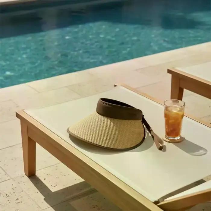 Chapeau pare-soleil pliable pour femme, anti-UV, pour l'été et les voyages