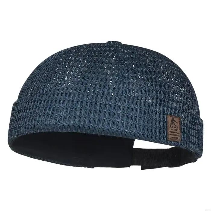 Chapeau sans bords en maille populaire avec trous Ventilation