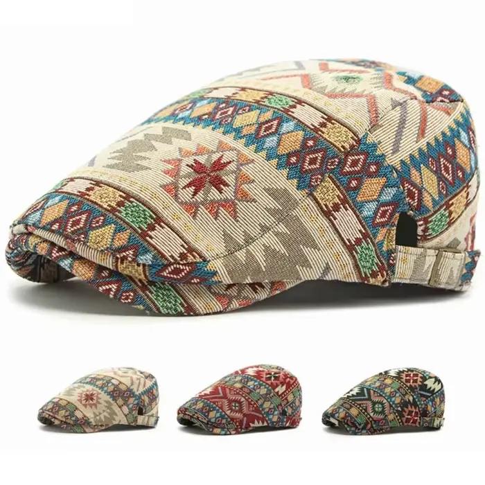 Béret Rétro Jacquard Tendance