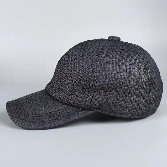 Casquette de baseball en paille unisexe protection solaire style sport pour hommes et femmes occasions décontractées été 2026