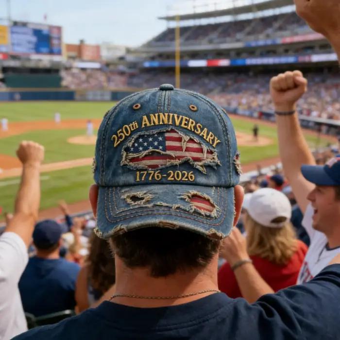 Casquette de baseball USA 250e anniversaire du Jour de l'Indépendance