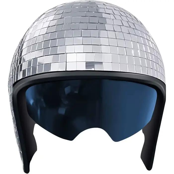 Casque boule disco, miroirs scintillants