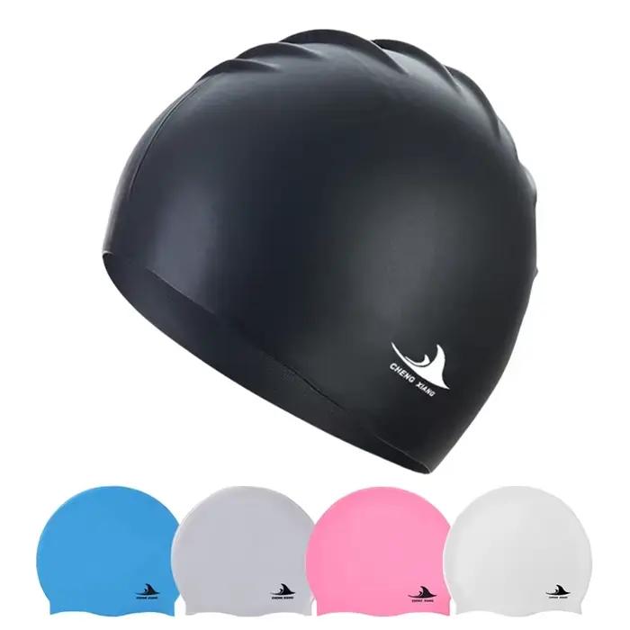 55g Silicone bonnet de bain hommes femmes piscine Sport nautique plongée