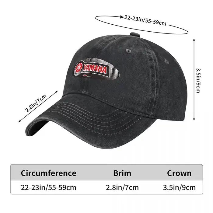 Casquette de baseball en toile délavée avec logo Yamaha