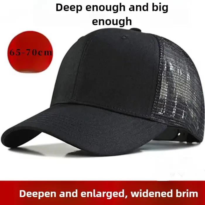 Casquette de Baseball en maille de grande taille 65-70cm