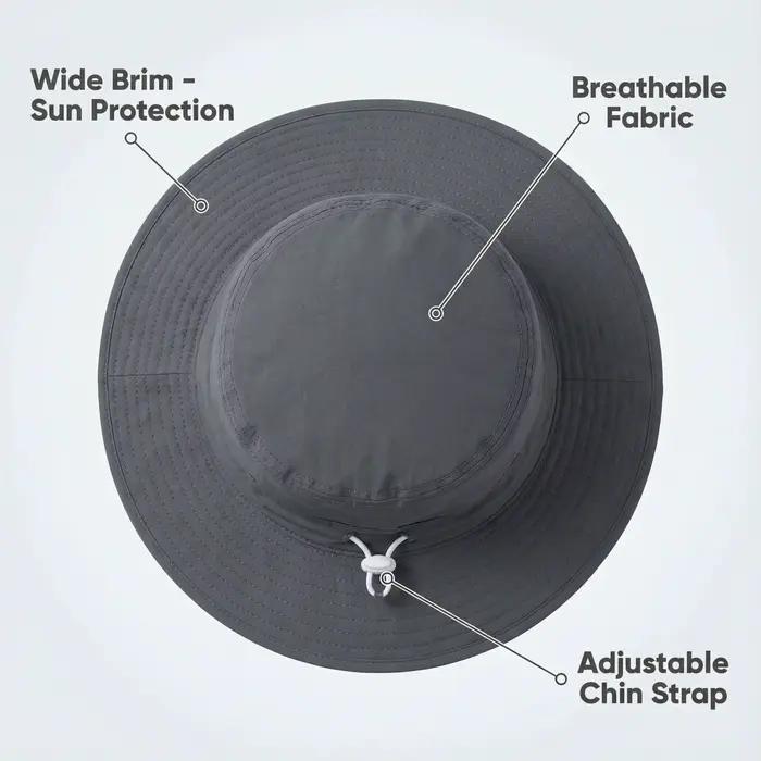Nouveau chapeau de pêche brodé pour bébés et enfants d'Europe et d'Amérique. Convient aux