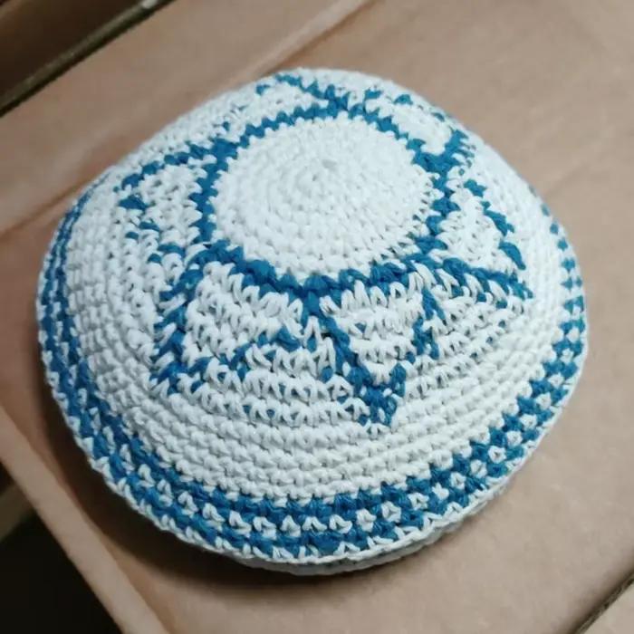 Chapeau Kippa Unisexe Modernisé Géométrique Pour Tenues Juives Adultes Polyvalentes Occasions Spéciales