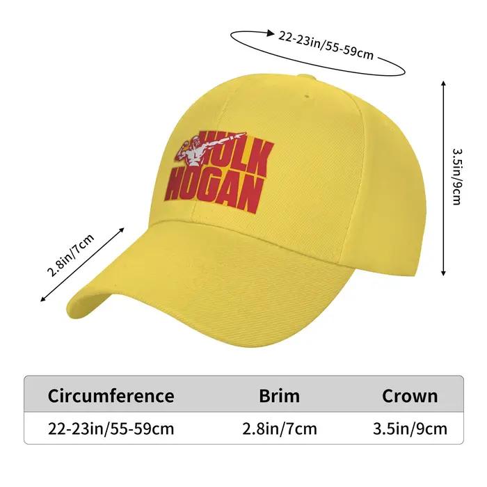 Hulkamania Hulk Hogan casquette unisexe Hip Hop chapeaux camionneur chapeau casquettes de soleil réglable Snapback