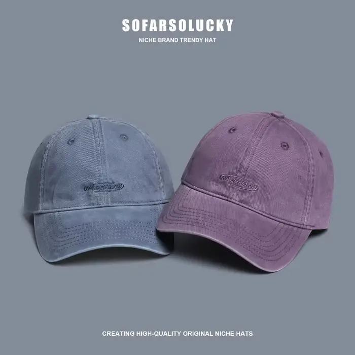 Casquettes de baseball rétro Harajuku en coton pour hommes et femmes, protection solaire, mode hip-hop, accessoires de mode vintage pour toutes les saisons et occasions