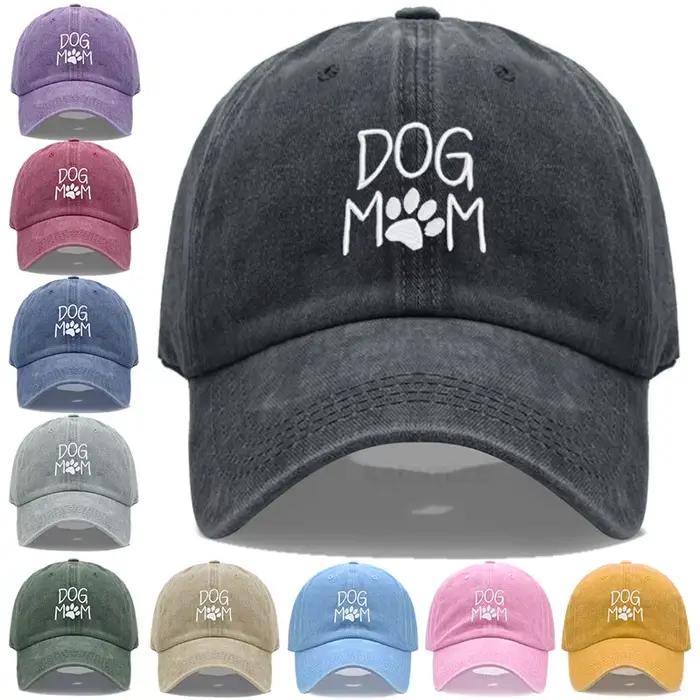 Casquette de Baseball brodée chien maman pour femmes et hommes