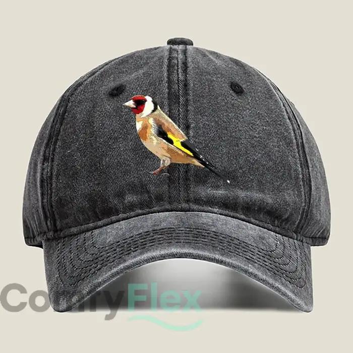 Casquette de Baseball graphique Goldfinch Bird Nature Art pour hommes et femmes