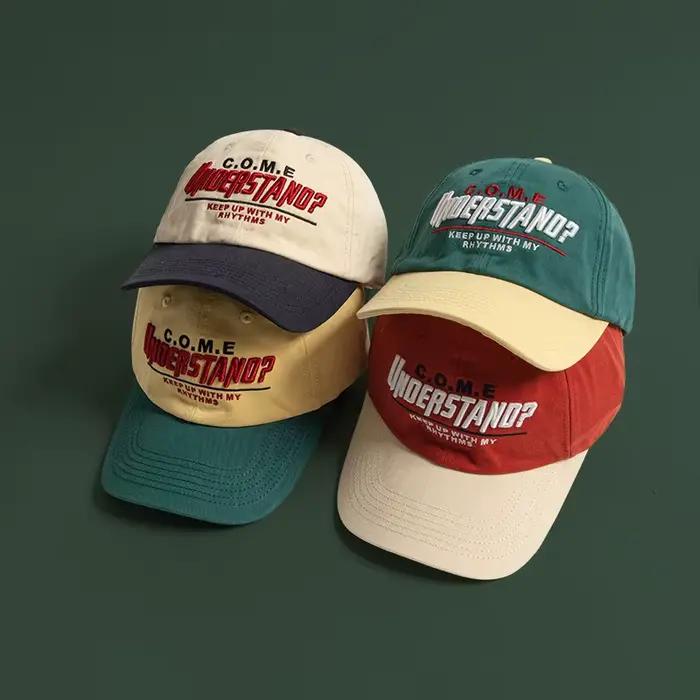 Casquette de baseball en coton pour hommes et femmes