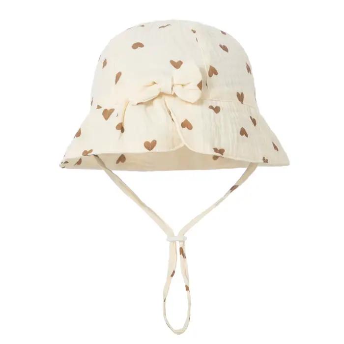 Chapeau en coton à large bord pour bébés garçons et filles