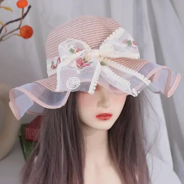 Chapeau de paille élégant pour femme